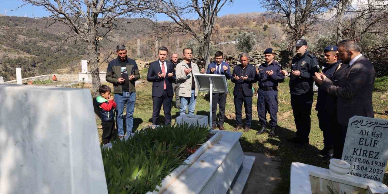 Karacasulu Şehit Kirez mezarı başında anıldı