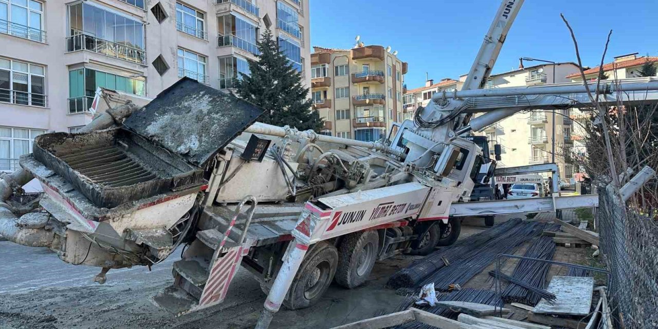 Uşak’taki beton pompası kazasında 3 kişi tutuklandı