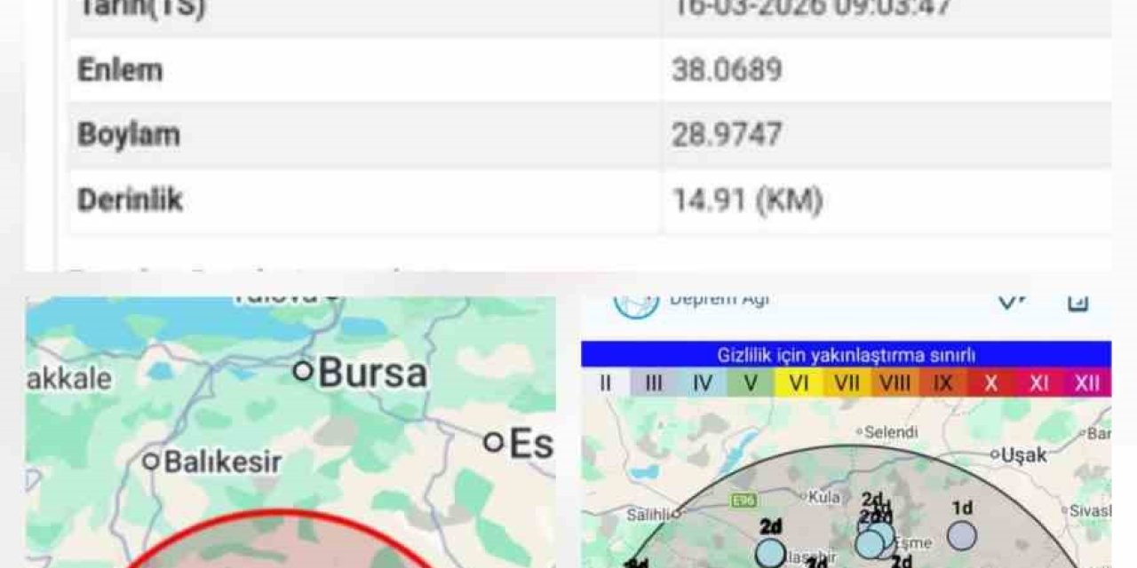 Buldan’da sabah saatlerinde deprem paniği yaşandı