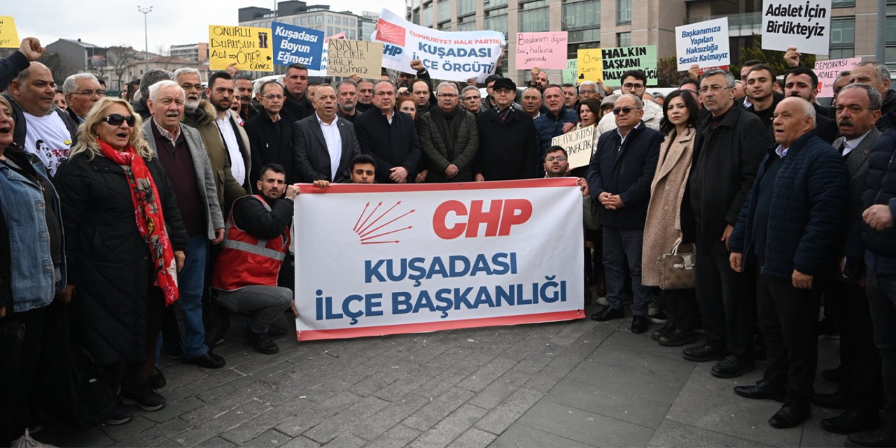 Çağlayan’da Ömer Günel’e destek nöbeti: Aydın’dan İstanbul’a dayanışma