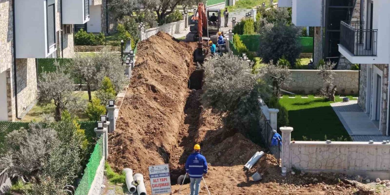 Aydın Büyükşehir’den Davutlar’da altyapı yatırımı