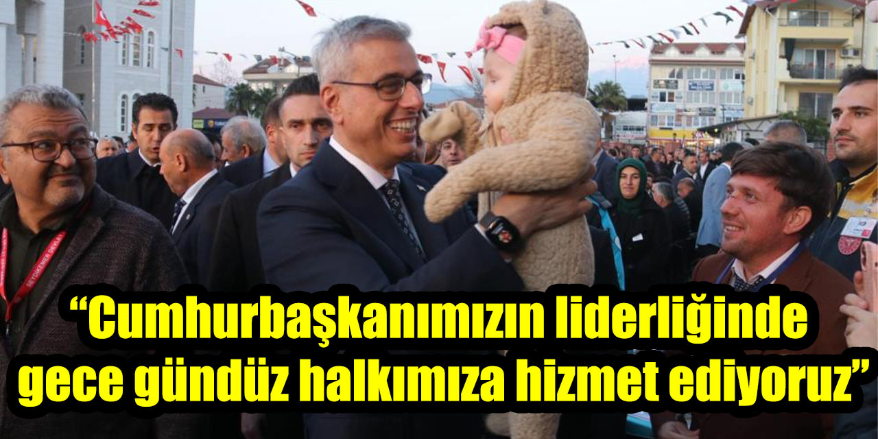 Sağlık Bakanı Memişoğlu: “Cumhurbaşkanımızın liderliğinde gece gündüz halkımıza hizmet ediyoruz”
