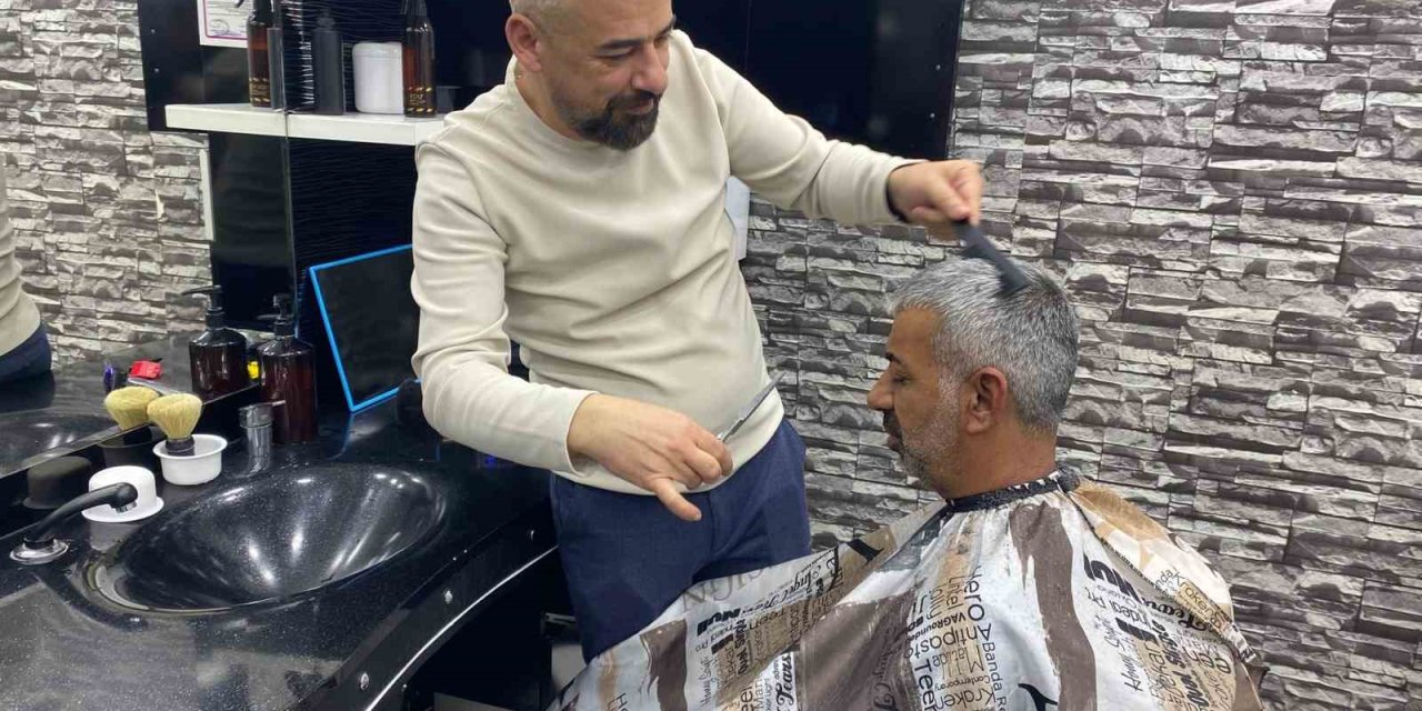 Aydın’da bayram tıraşı telaşı başladı