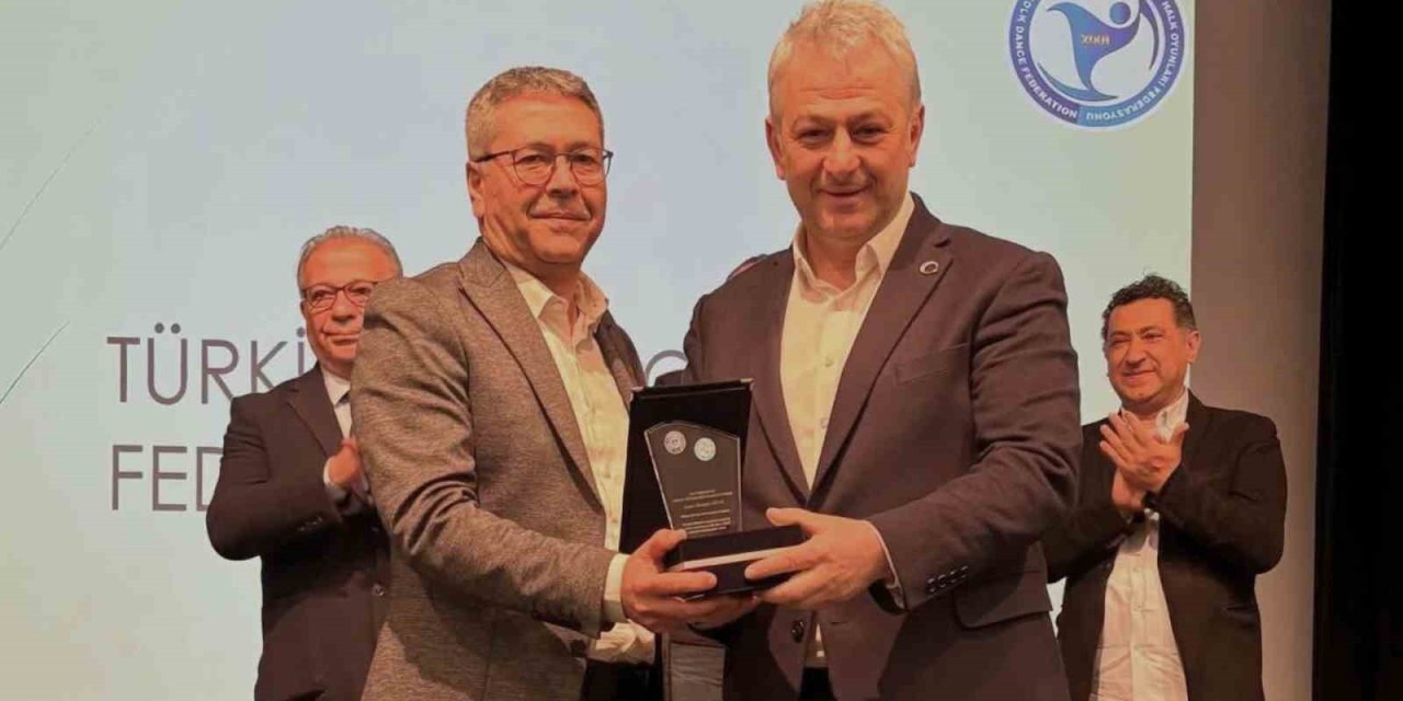 Türkiye Halk Oyunları Federasyonu Başkanı Hüseyin Güler EÜ’ye konuk oldu