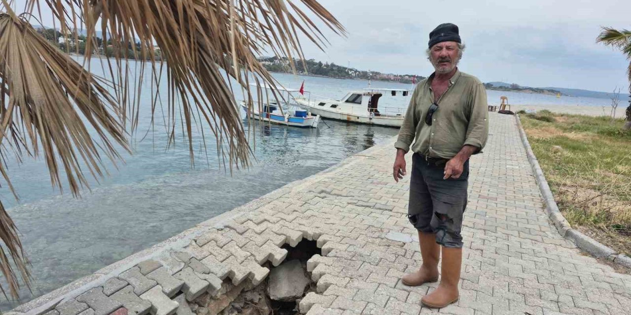 Datçalı balıkçıdan belediyeye tepki