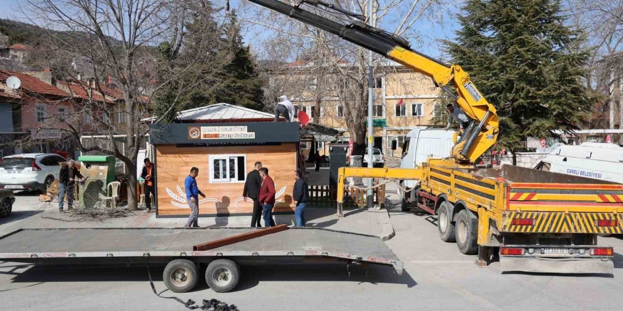 Çameli’de yöresel ekmek satış noktaları hizmete hazırlanıyor