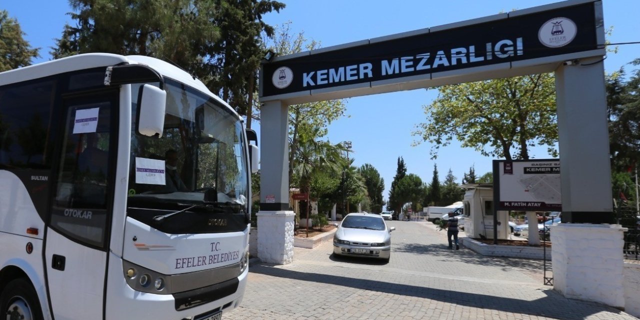 Efeler’de mezarlıklara ücretsiz araç kaldırılacak