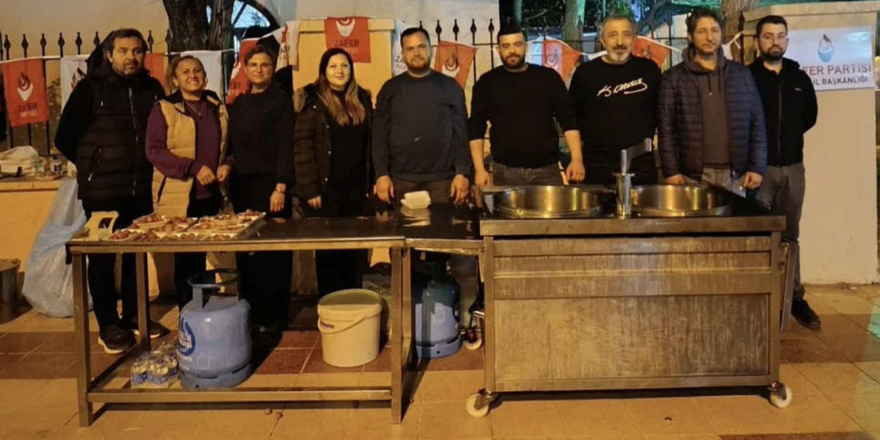 Zafer Partisi Aydın’dan 18 Mart’ta lokma hayrı: “Şehitlerimizi minnetle anıyoruz”