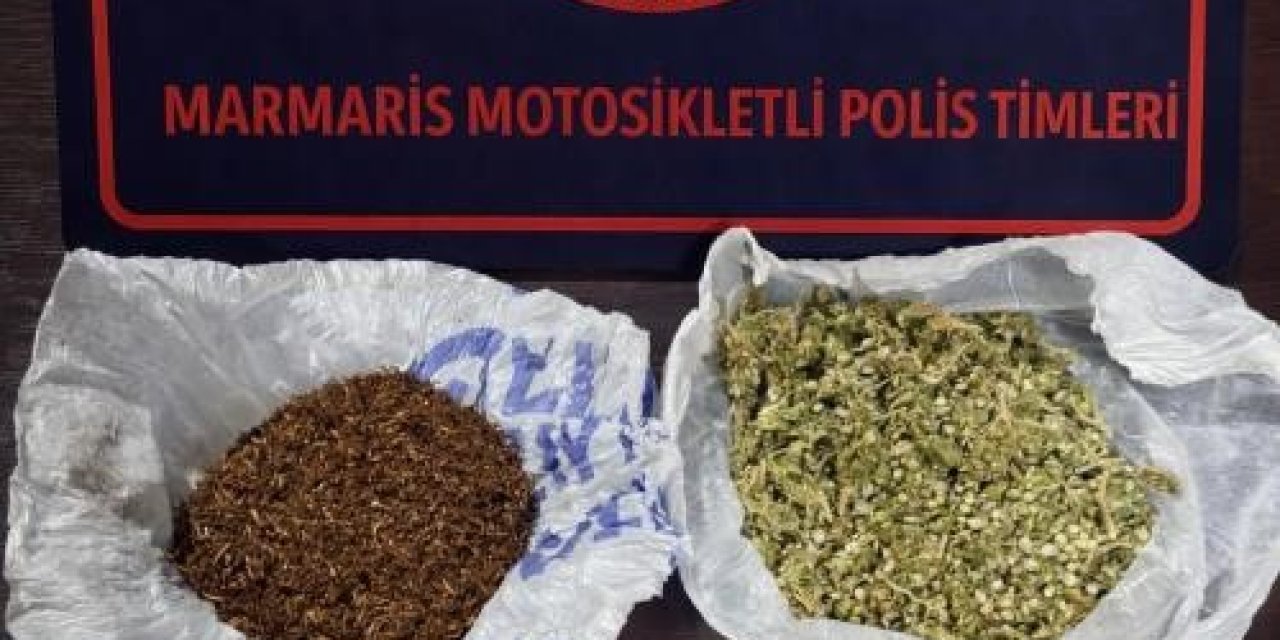 Kavga ihbarına giden polis torbalarca uyuşturucu yakaladı
