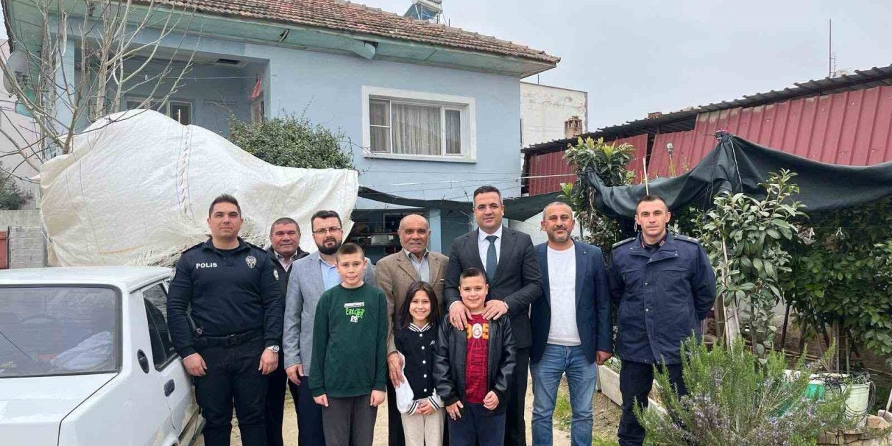 Kaymakam Dalak, şehit ve gazi ailelerini bayramda da yalnız bırakmadı