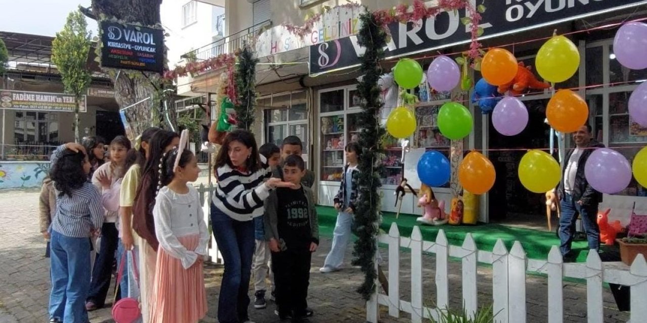 Kardeşköy’de çocuklar çift bayram yaptı