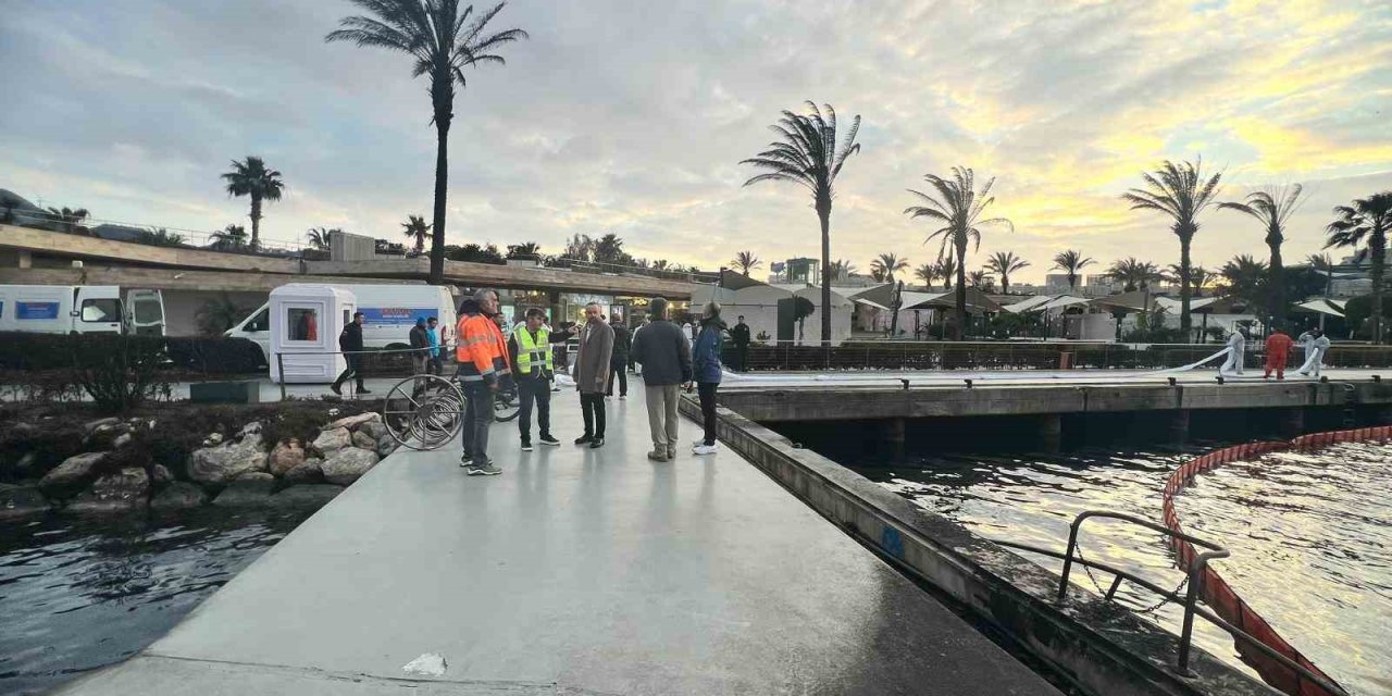 Marinada temizlik çalışmaları başladı