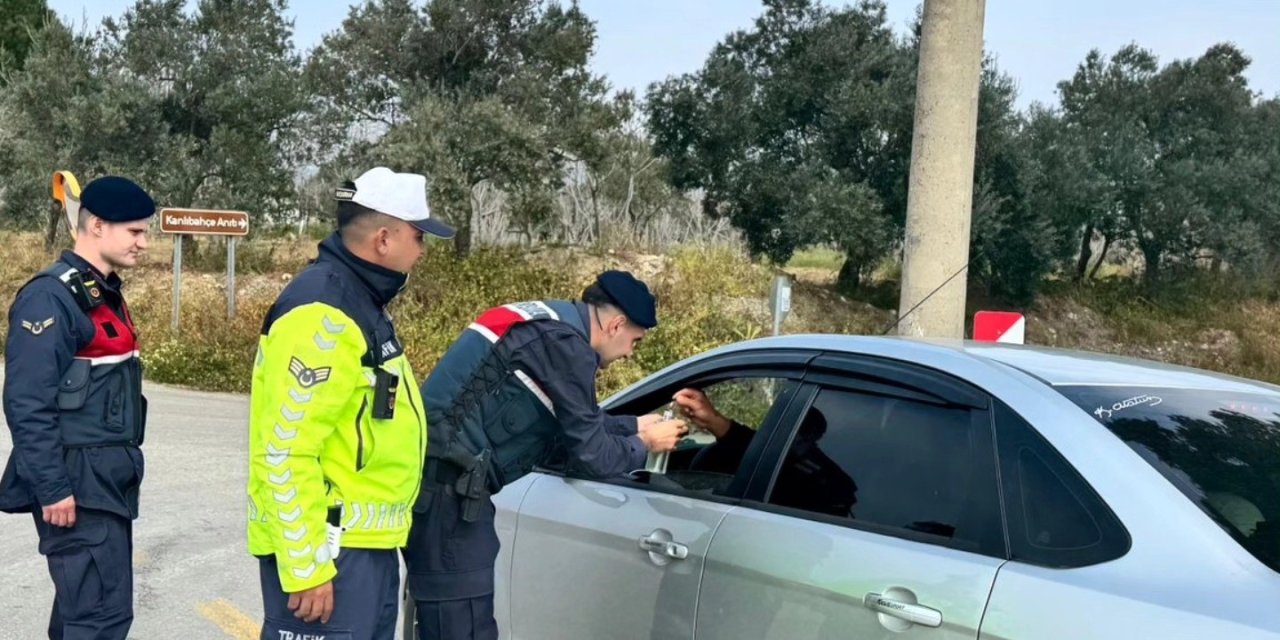 Germencik’te jandarma bayram boyunca sahadaydı