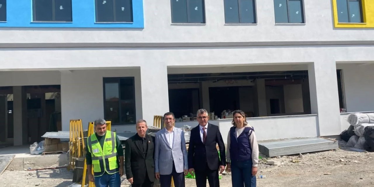 Söke’de eğitim yatırımları yerinde incelendi