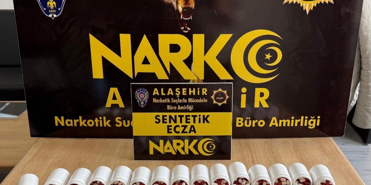 Manisa’da sentetik ecza operasyonu: 2 tutuklama