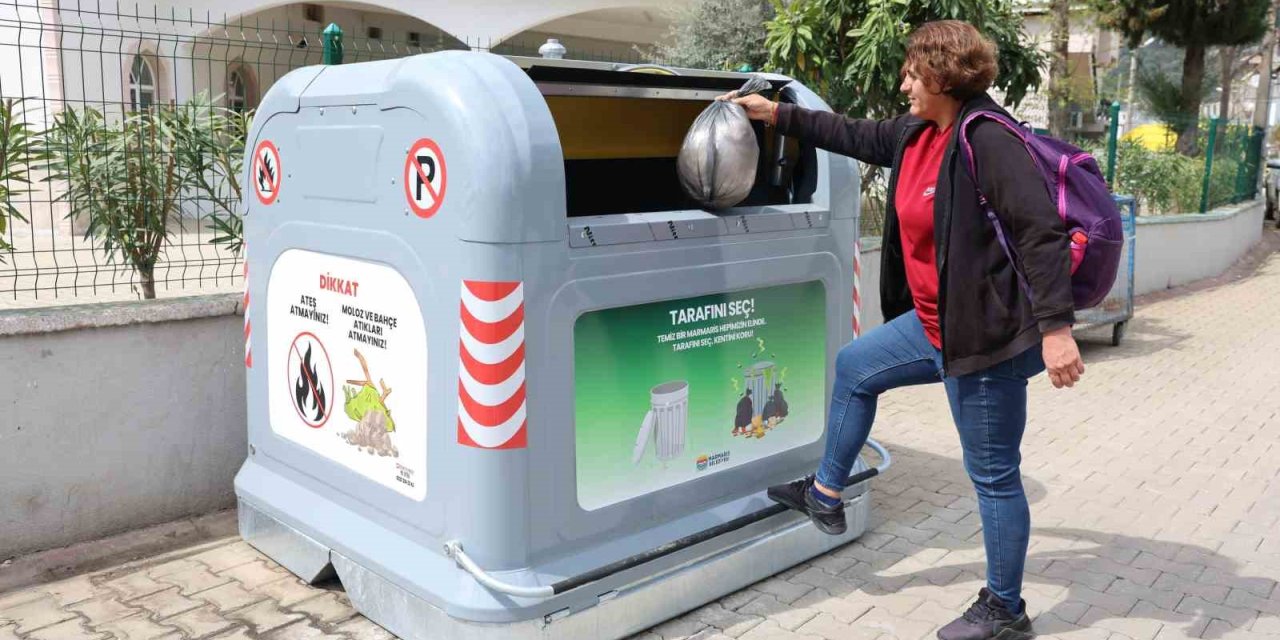 Marmaris’te akıllı konteyner dönemi başladı