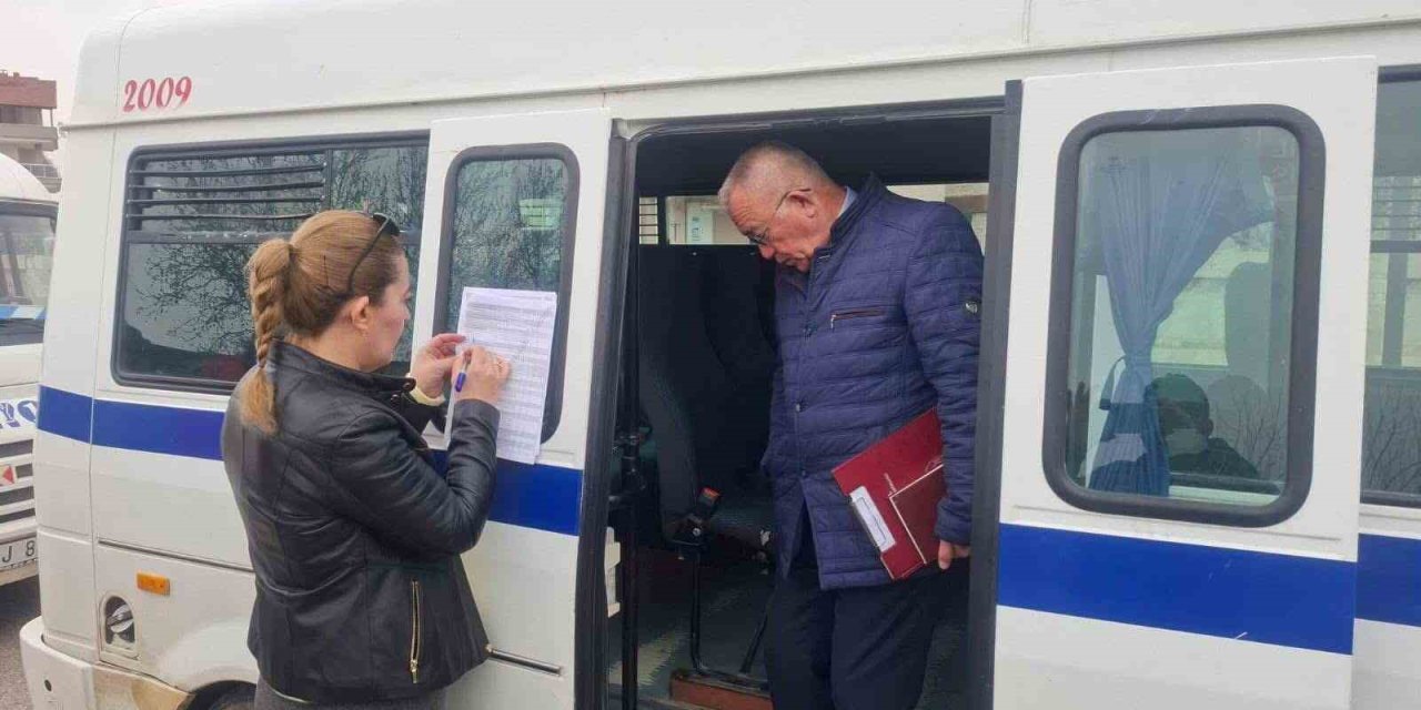 Sarıgöl’de servislere kapsamlı denetim