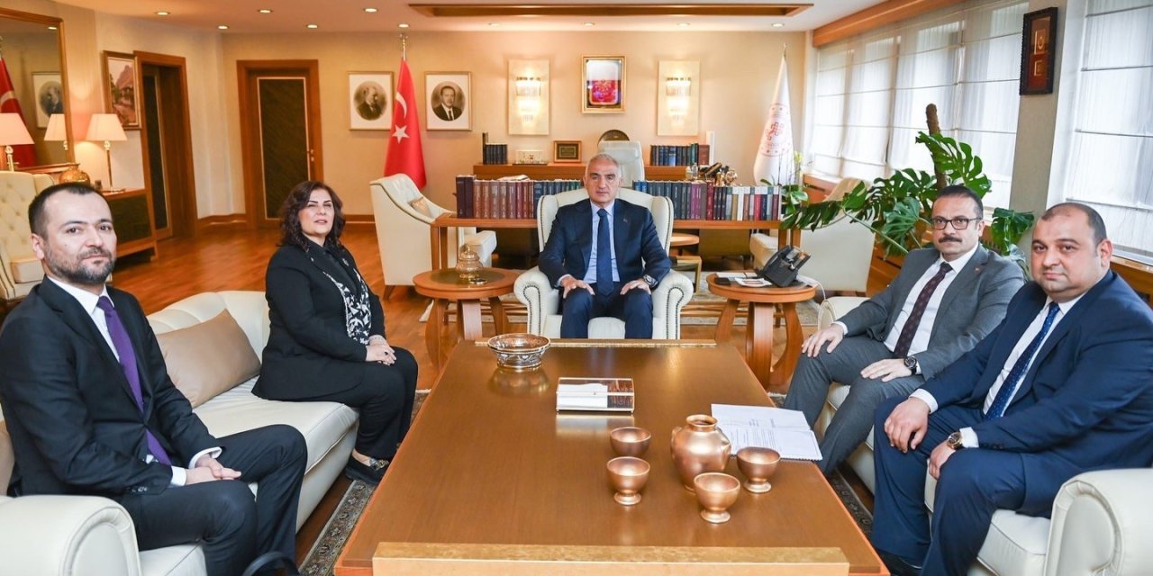 Başkan Çerçioğlu, Kültür ve Turizm Bakanı Ersoy ile görüştü
