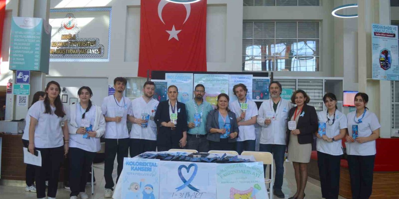 Muğla’da kolorektal kanser için bilgilendirme yapıldı