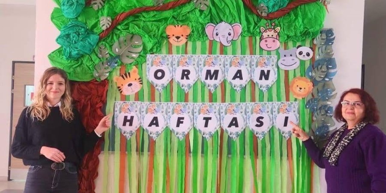 Sarıgöl’de Orman Haftası Panosu büyük ilgi gördü