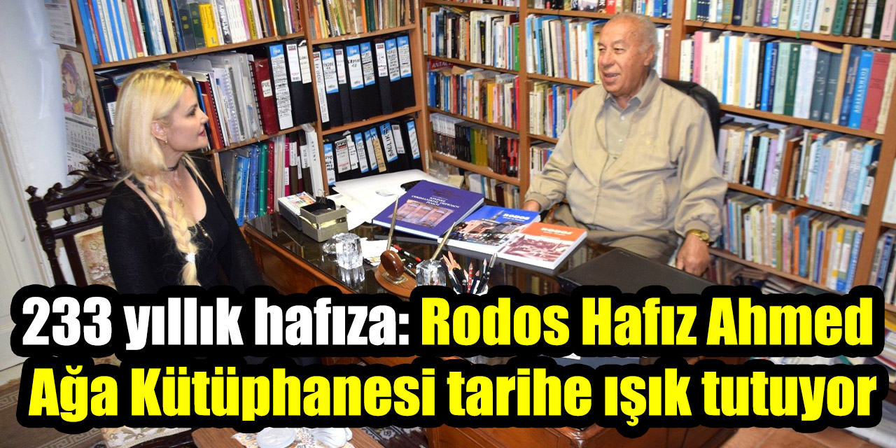 233 yıllık hafıza: Rodos Hafız Ahmed Ağa Kütüphanesi tarihe ışık tutuyor