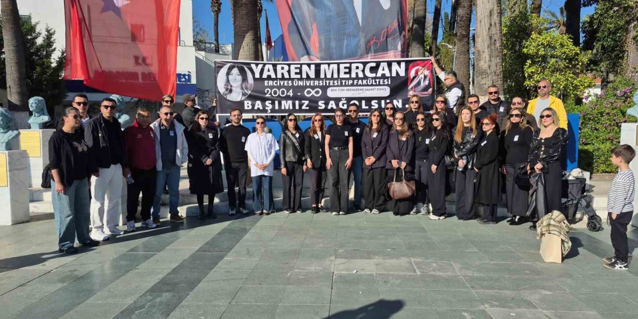 Kazada hayatını kaybeden Yaren, Bodrum’da anıldı