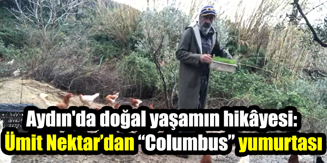 Aydın'da doğal yaşamın hikâyesi: Ümit Nektar’dan “Columbus” yumurtası