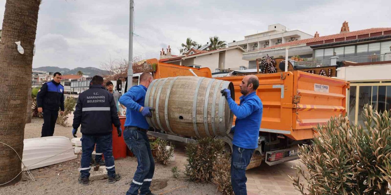 Marmaris Uzunyalı yaza hazırlanıyor