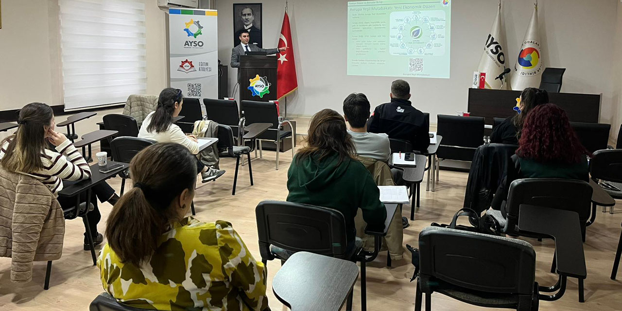 Aydın Sanayi Odası’nda yeşil dönüşüm ve SKDM Toplantısı