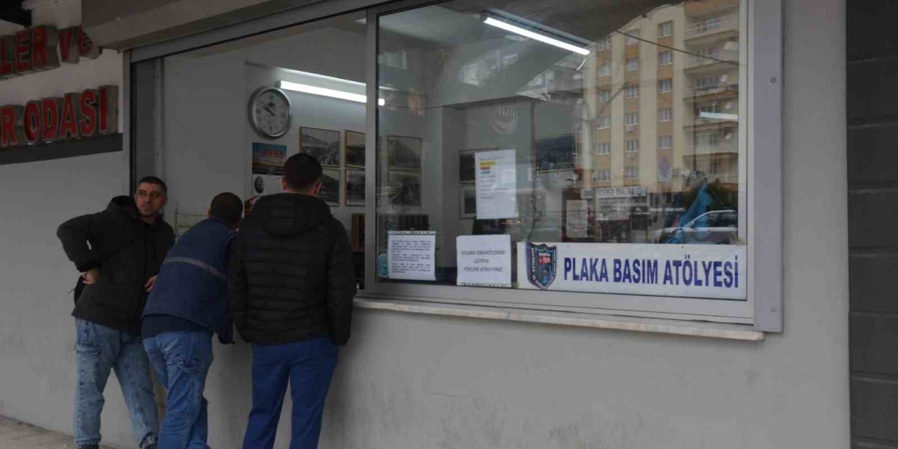 Manisa’da 22 günde 7 bin 500 plaka değişti