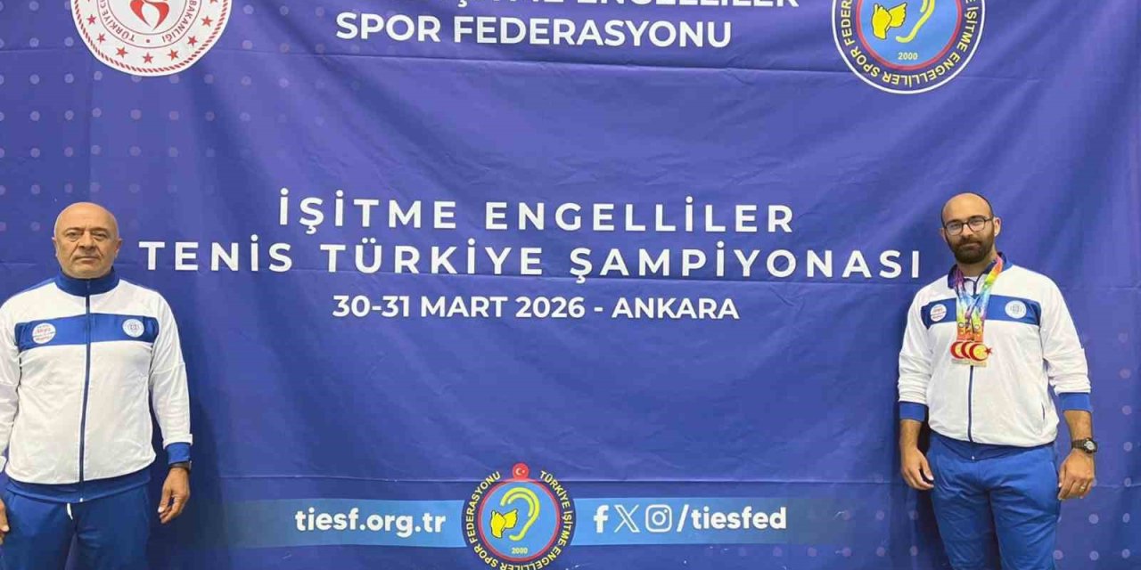İşitme Engelliler Tenis Turnuvası’nda Muğla’ya 3 madalya