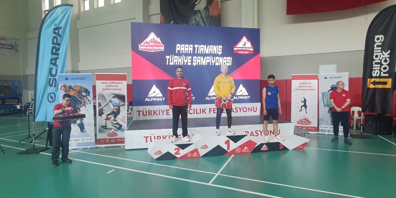 Para Tırmanış Türkiye Şampiyonasında Denizli’yi gururlandıran başarı