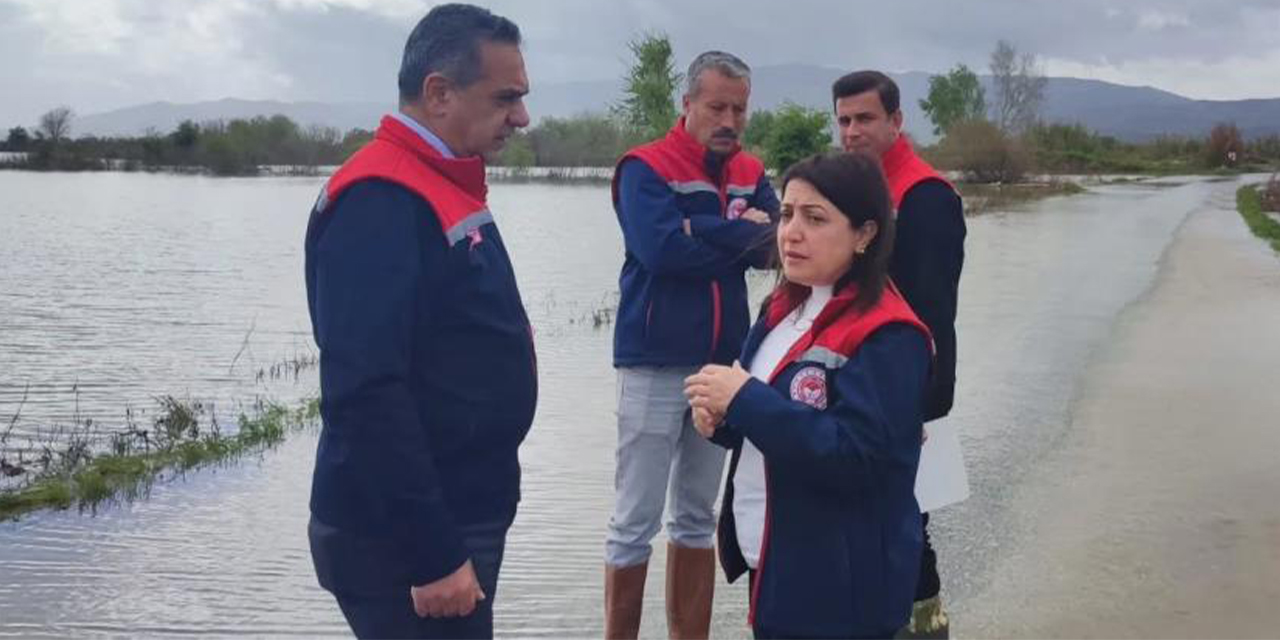 Aydın’da sular altında kalan arazilerde kesin zarar tespiti yapıldı