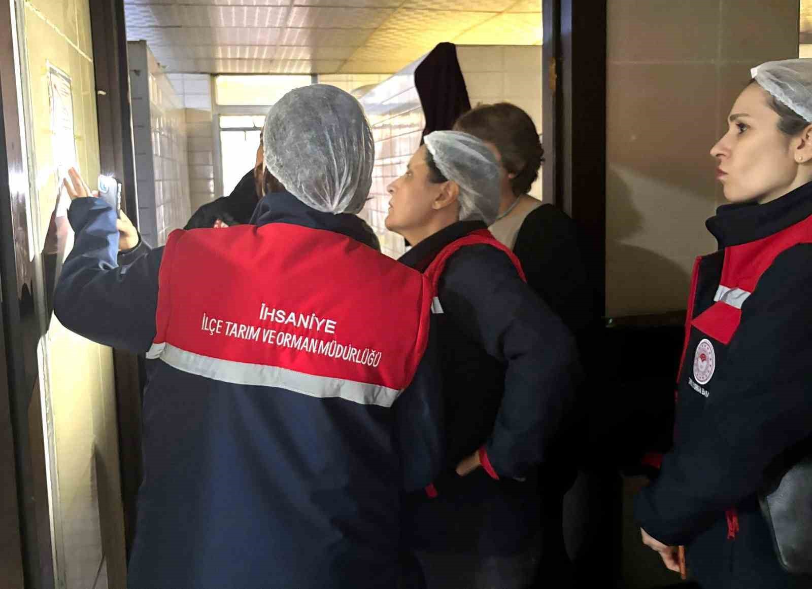 İhsaniye’de gıda işletmelerine yönelik denetim