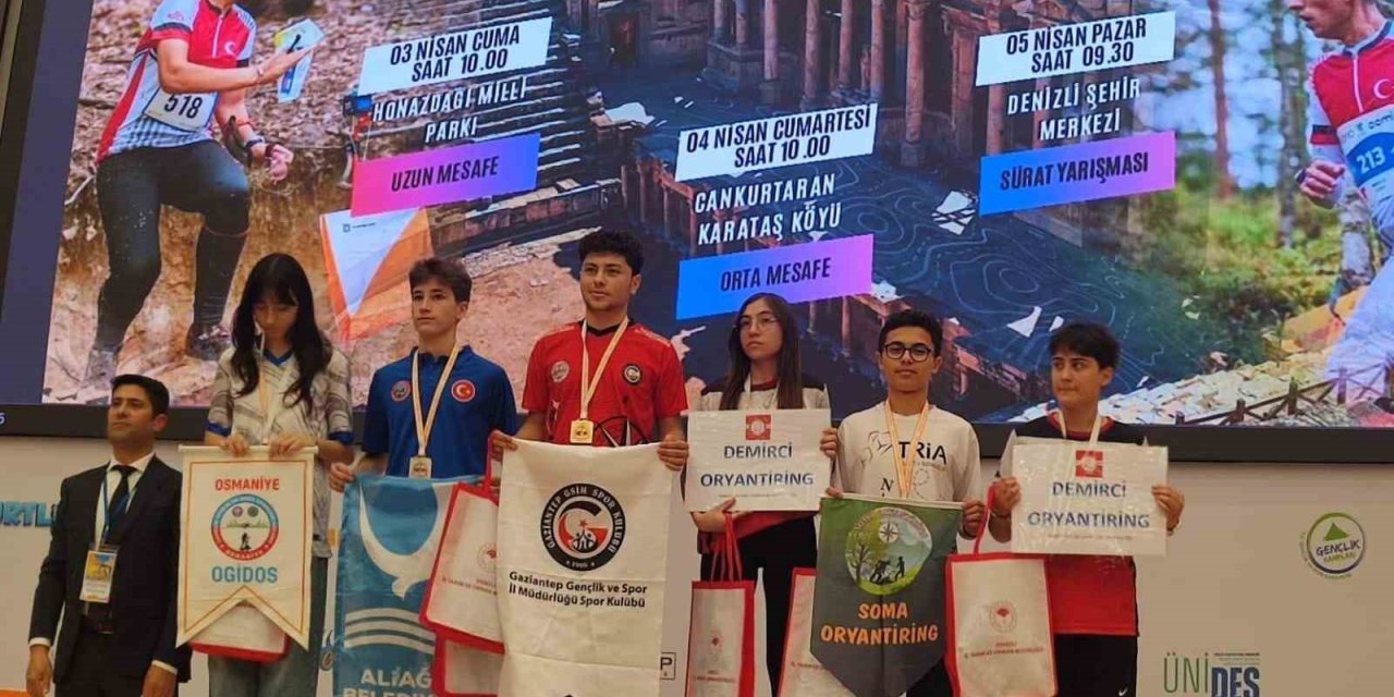 Pazarlar Spor Lisesi’nin parlayan yıldızı Medine Nur Türkiye üçüncüsü oldu