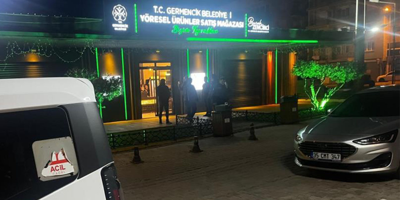 Germencik’te belediyenin satış mağazasına silahlı saldırı