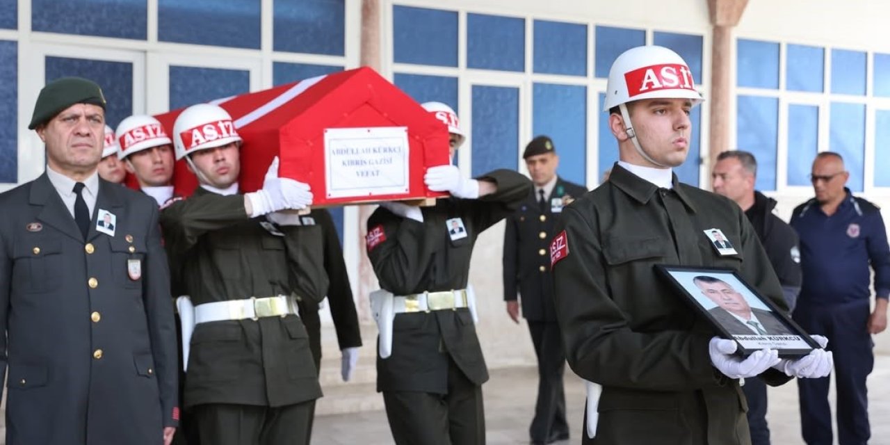 Denizlili Kıbrıs gazisi son yolculuğuna uğurlandı