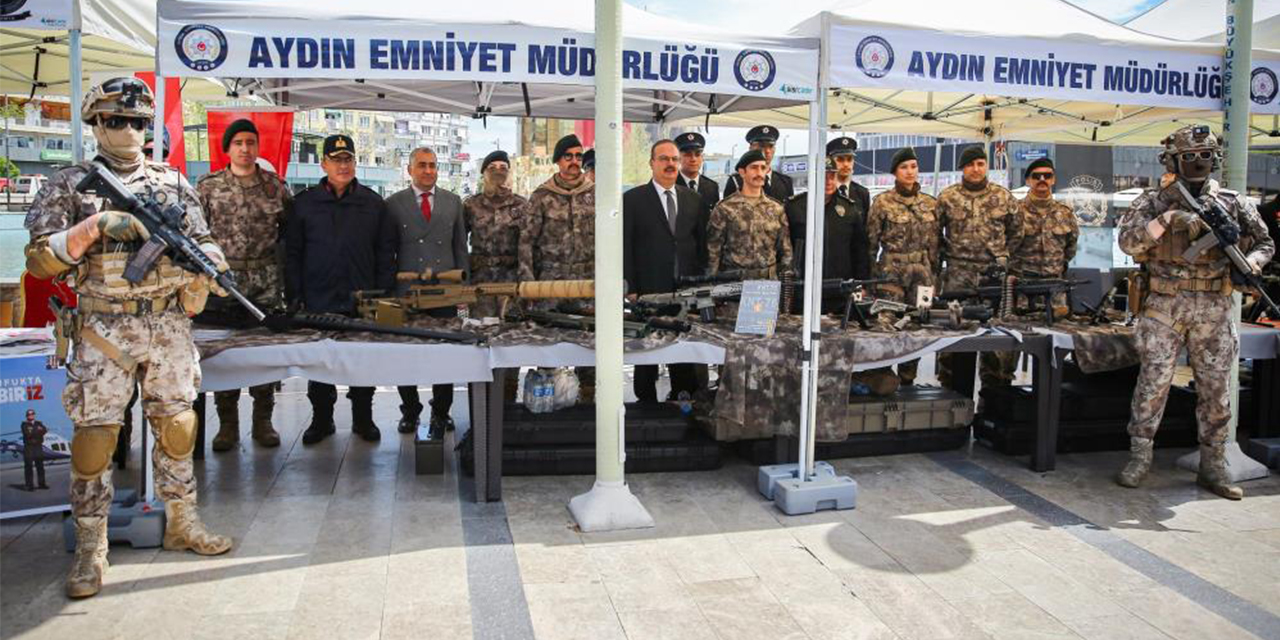 Aydın’da Polis Haftası standına yoğun ilgi