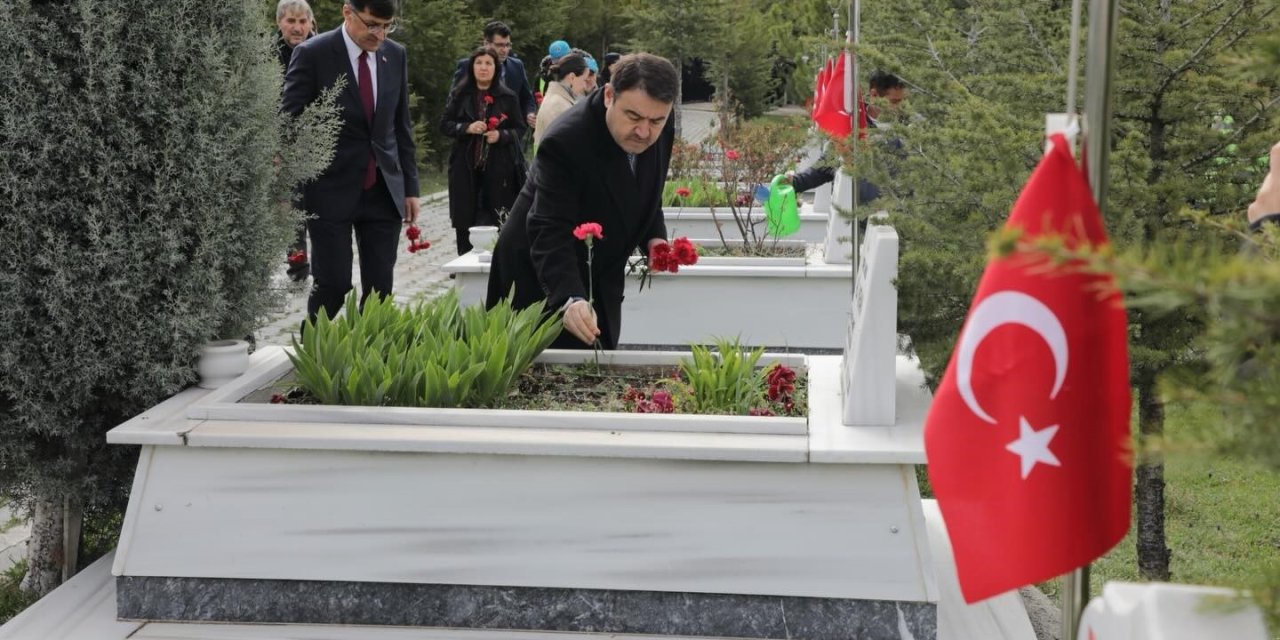 Kütahya’da "Polis Haftası" dolayısıyla şehitlikler ziyaret edildi