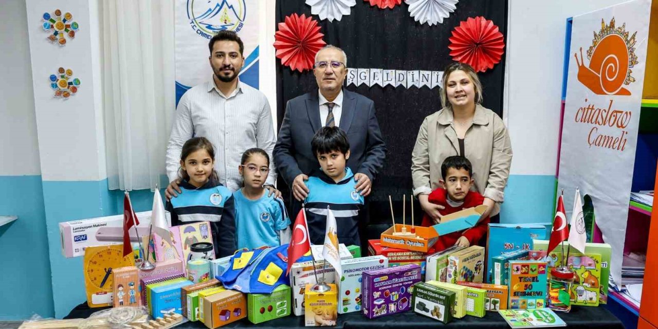 Özel eğitim öğrencilerine malzeme desteği