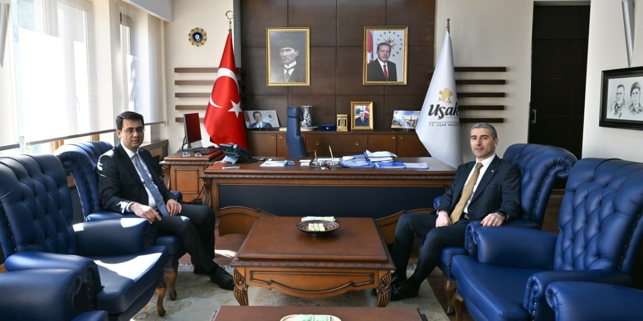 Afyonkarahisar Valisi Aktaş’tan Vali Kartal’a hayırlı olsun ziyareti