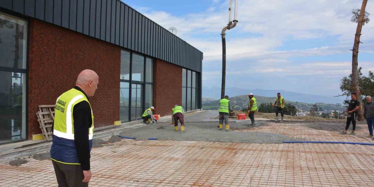 Başkan Kumral yeni sosyal tesis çalışmalarını yerinde inceledi