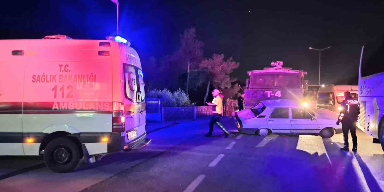 Bodrum’da TOMA, otomobile çarptı