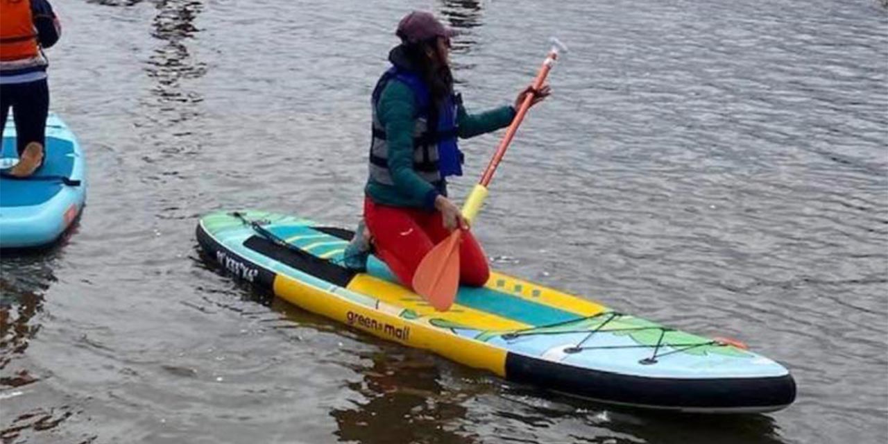 Süleymanlı Yayla Gölü kano sporcularını ağırladı