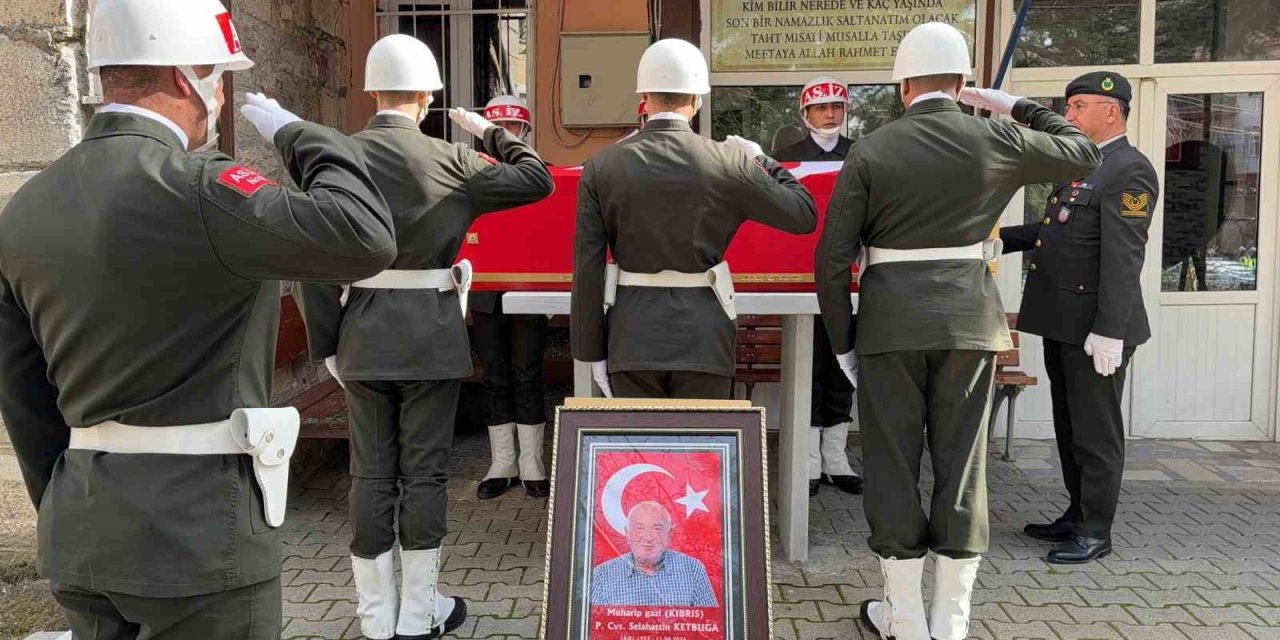 Afyonkarahisar’da Kıbrıs Gazisi son yolculuğuna uğurlandı