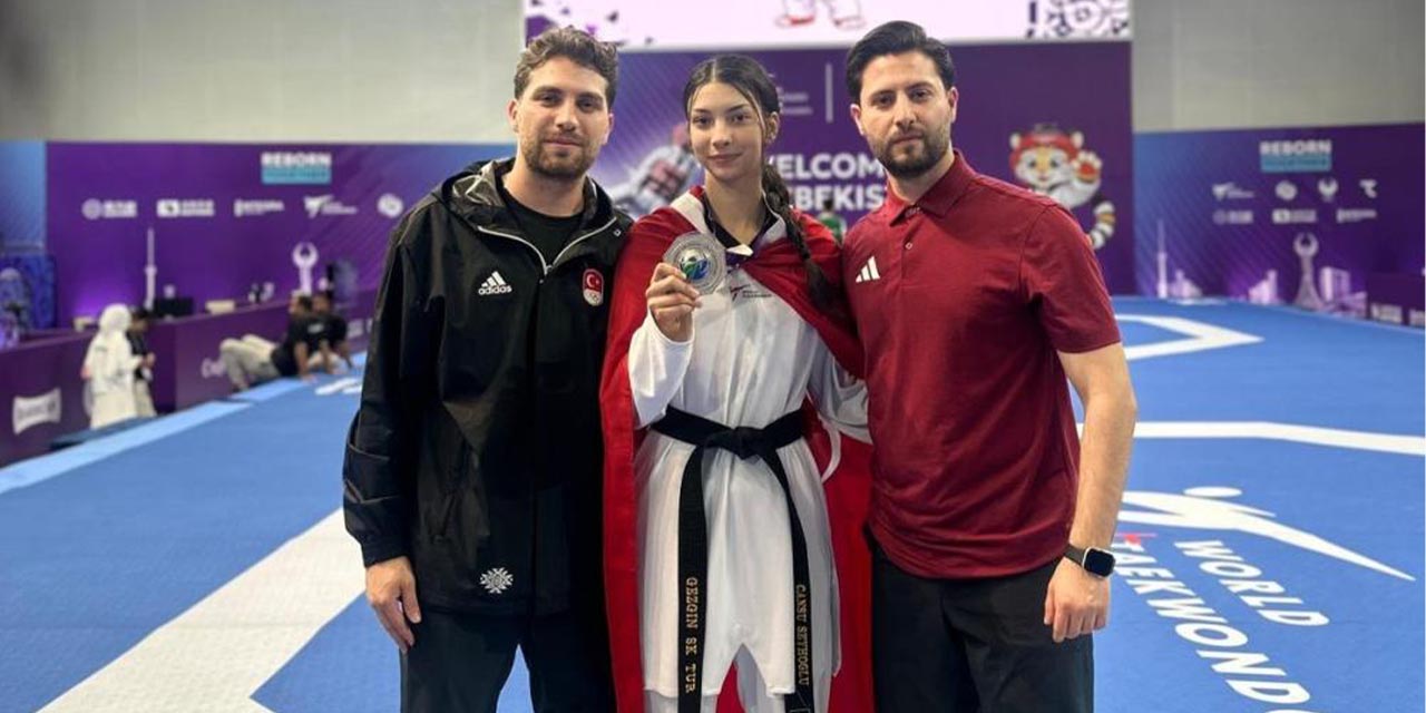 Aydınlı tekvandocu Cansu Şeyhoğlu dünya ikincisi oldu