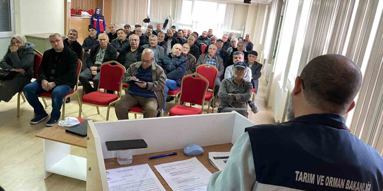 Tavşanlı’da üreticilere bitki koruma eğitimi