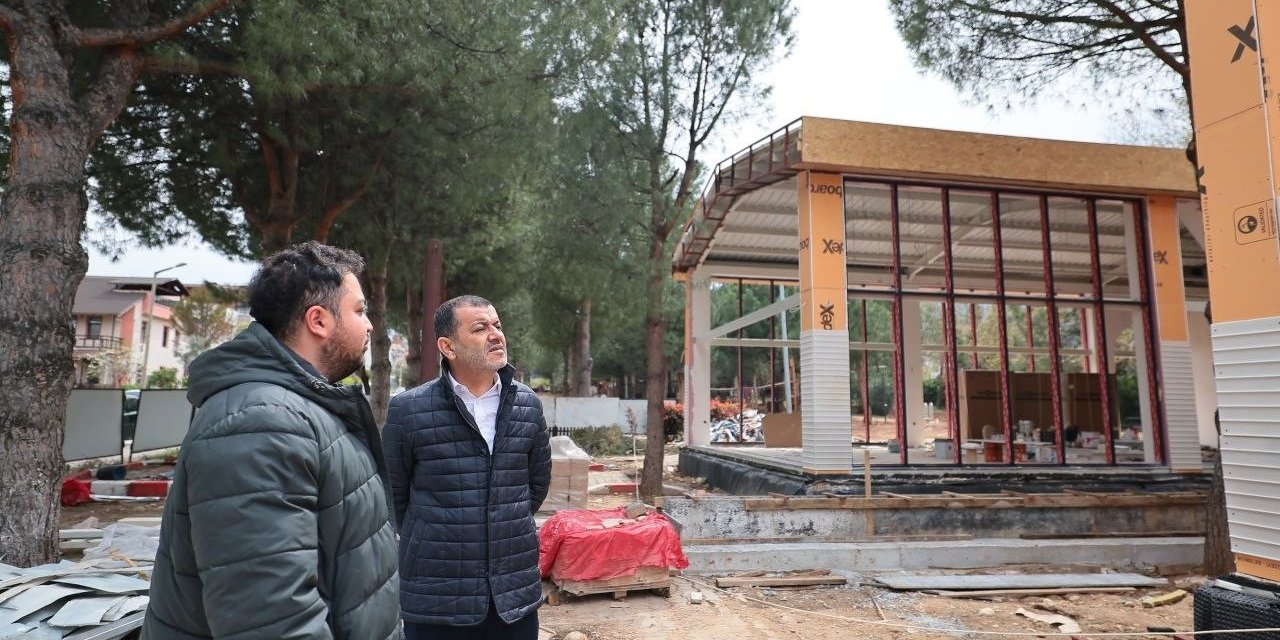 Denizli’nin modern sosyal tesisi hızla yükseliyor