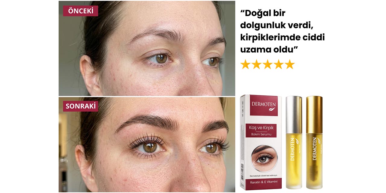 En Çok Satan Dermoten Kaş Kirpik Serumu Deneyimim