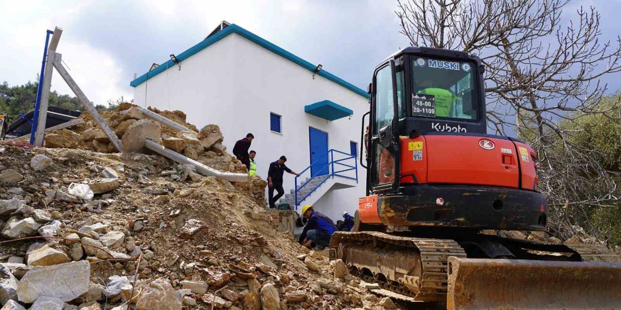 Milas Bafa Mahallesi’ndeki içme suyu deposu yenilendi